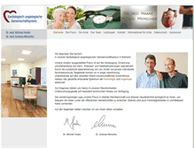 Tablet Screenshot of kardiologie-in-bremen.de